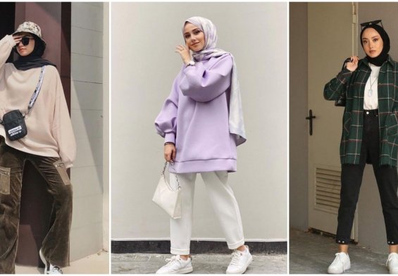 ootd style hijab kekinian